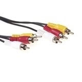 Intronics AV Connection Cable 3x Cinch Male - 3x Cinch Male 10.0m (AK2083)